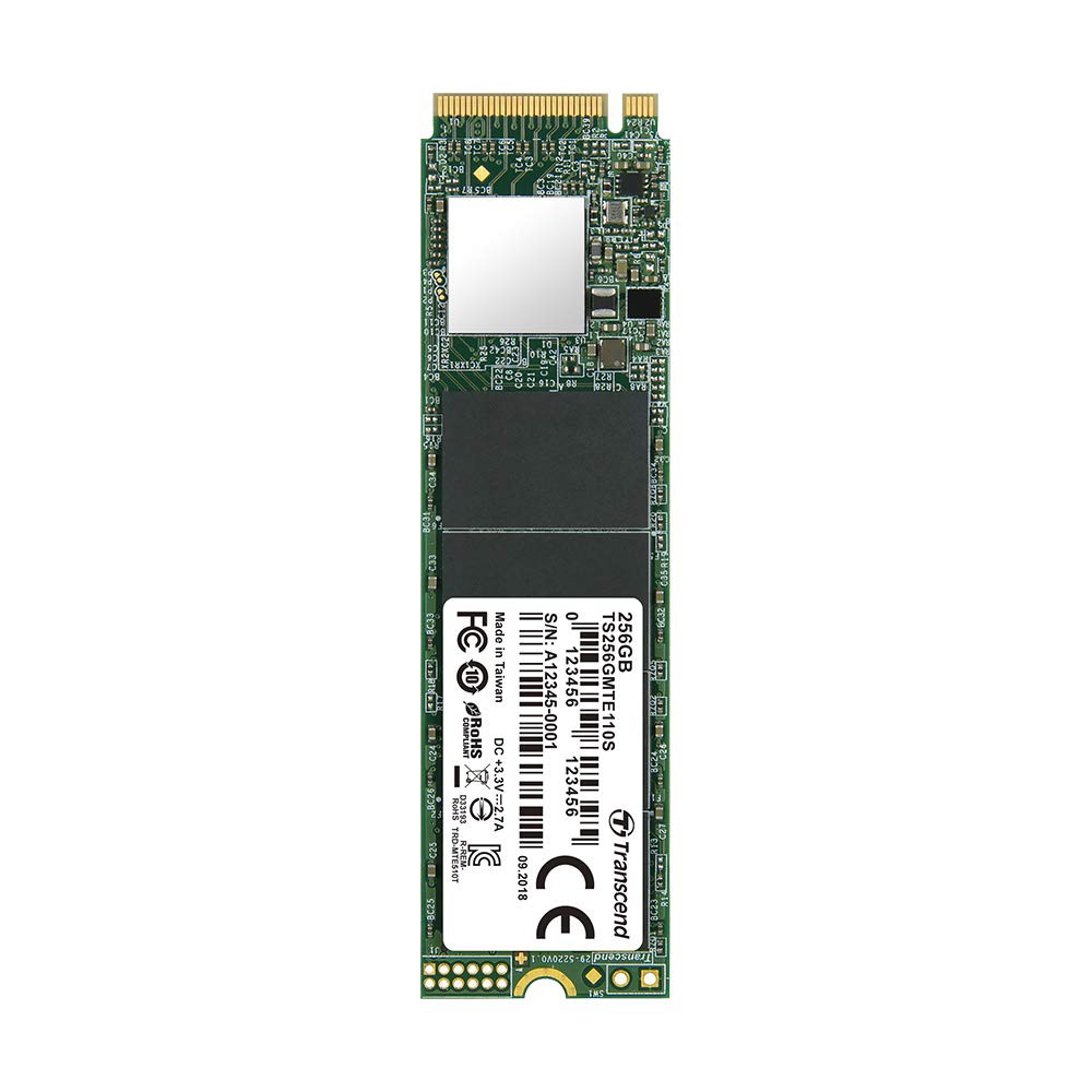 Transcend 256GB, M.2 2280,PCIe Gen3 x4, 3D, NVMe