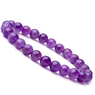 สร้อยข้อมือหินแท้ amethyst สไตล์ shamballa เป็นที่นิยมในยุโรป