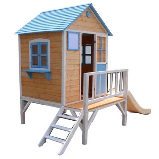 🏠Woodern kids play house outdoor บ้านเด็กเล่น สนาม กลางแจ้ง