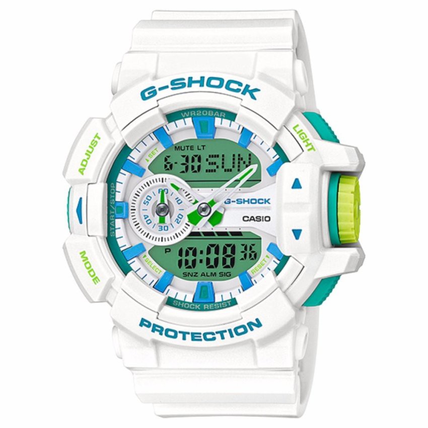 Casio G-Shock นาฬิกาข้อมือผู้ชาย สายเรซิ่น รุ่น GA-400WG-7A - Limited color