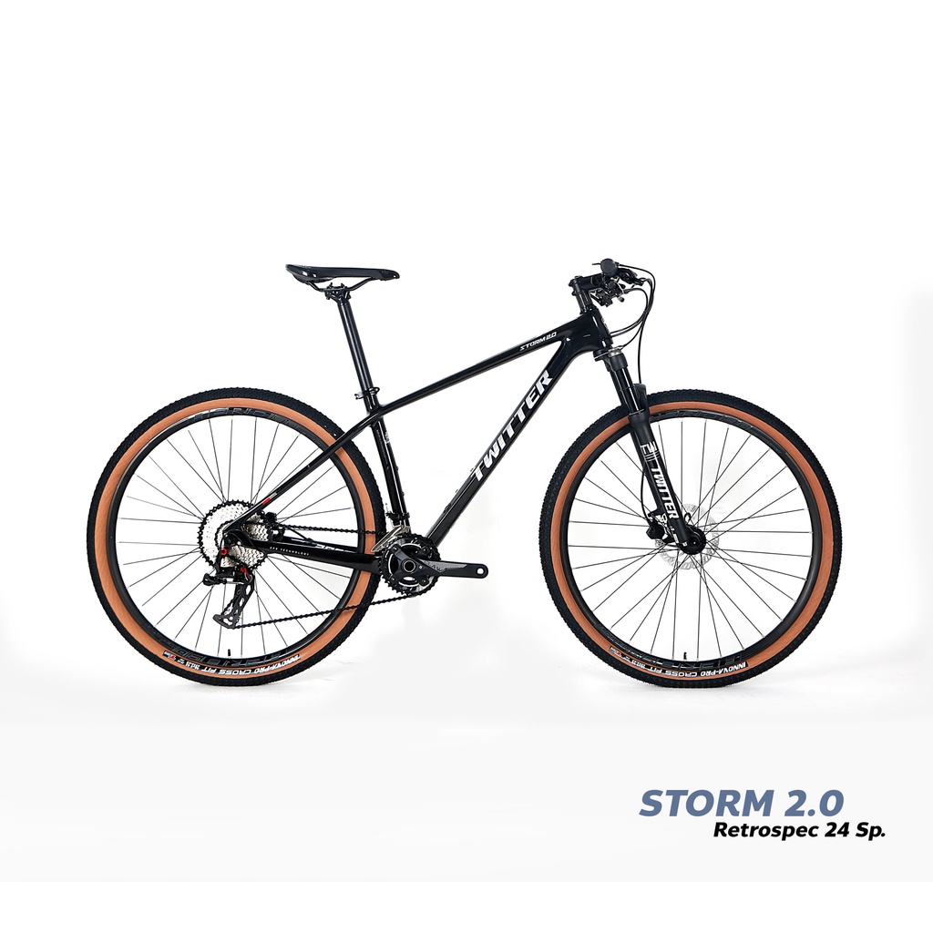 จักรยานเสือภูเขา TWITTER รุ่น STORM 2.0   24 Sp. ผ่อน 0% 10 เดือน  ไซส์ 15