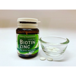 Exp.2025 Biotin Zinc ไบโอทิน ซิงก์ บำรุงเล็บ บำรุงผม คณะ เภสัชจุฬา ไบโอติน จุฬา เภสัช ซิงค์