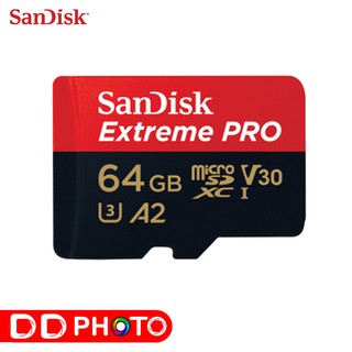 SANDISK EXTREME MICRO SDXC UHS-I 64 GB CLASS 10 170MB/90X WITH ADAPTER