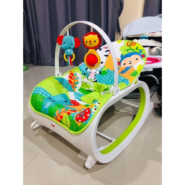 เปลโยกเด็ก Fisher Price พร้อมโมบายตุ้กตา