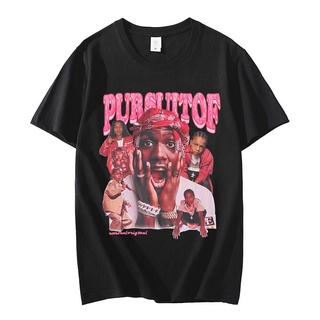 เสื้อผ้าผชเสื้อยืดแขนสั้น ผ้าฝ้าย 100% พิมพ์ลาย Rapper Tupac 2pac Asap Rocky Playboi Carti Travis Scott สไตล์ฮิปฮอป สําห