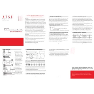 ATS Automatic Dual Power Transfer Switch 2P 63A สวิตซ์สลับแหล่งจ่ายไฟ อัตโนมัติ ระบบไฟฟ้าสำรอง