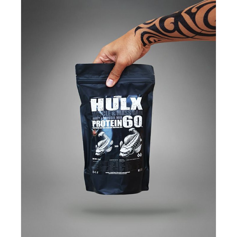 Hulx Muscle & Mass Gain อาหารปลาคาร์ฟ