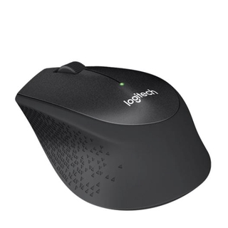 MOUSE (เมาส์ไร้สาย) LOGITECH M331 WIRELESS SILENT PLUS (BLACK)  By Speedcom