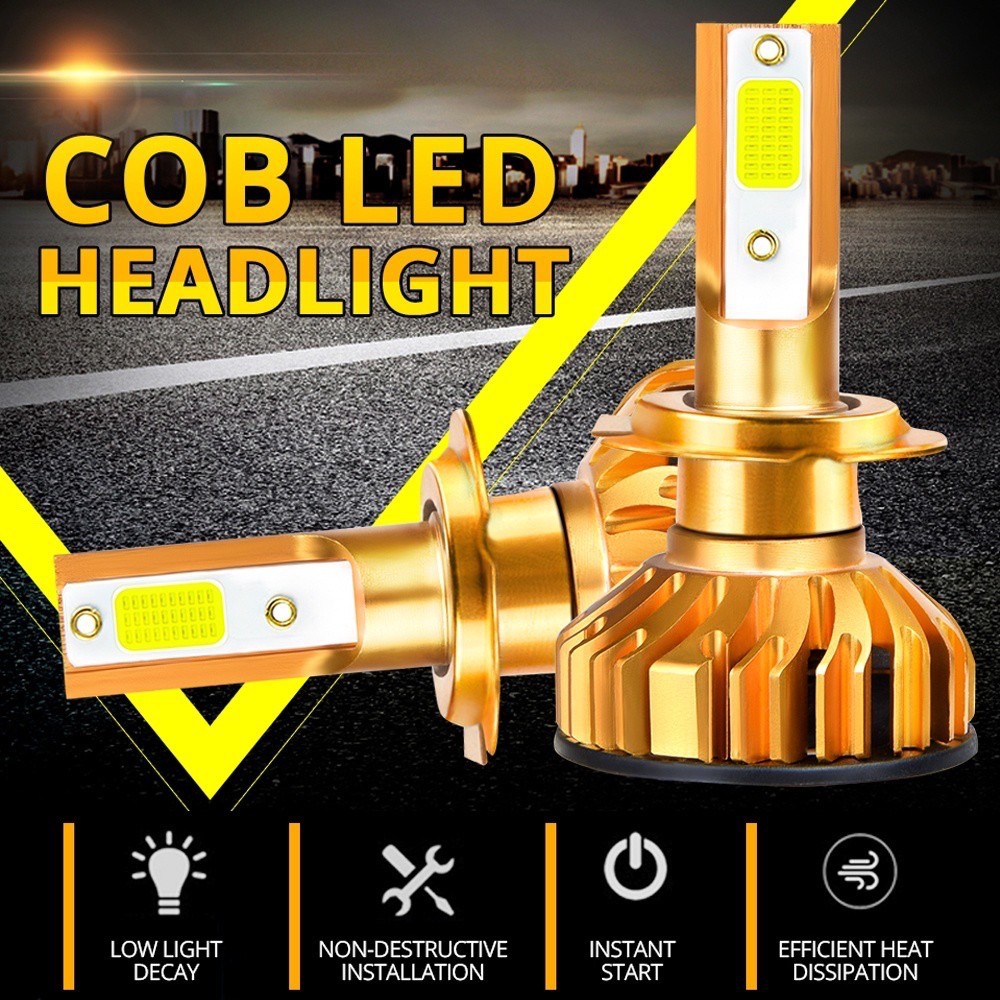 หลอดไฟหน้า LED  H4 / H7 / H8/ H11 / 9005 / 9006 - 6000K ( Perodua Toyota Nissan Mazda Proton Kia Hon