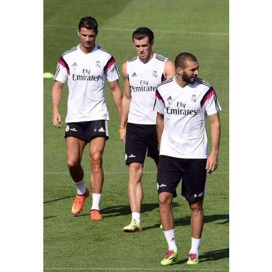 TRIO RONALDO BENZEMA BALE/RONALDO MARCELO BALL POSTER