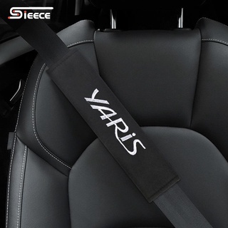 Sieece สำหรับ Toyota Yaris ที่หุ้มเข็มขัดนิรภัยรถยนต์ ที่หุ้มเข็มขัดนิรภัย ปลอกหุ้มเข็มขัดนิรภัย ฝ้าย ปลอกเข็มขัดนิรภัย ปลอกหุ้มสายเข็มขัดนิรภัย หุ้มเข็มขัดนิรภัยรถยนต์ ปลอกหุ้มเข็มขัดนิรภัยรถยนต์ แต่งรถภายในรถยนต์