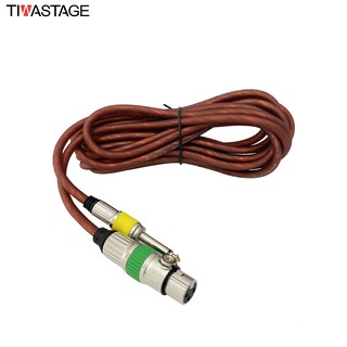 1/4Jack 6.35mm Stereo Male to XLR Female High Quality Microphone Cable 5m