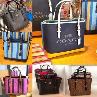 COACH Mini MOLLIE TOTE 25 IN SIGNATURE CANVAS (COACH C4250,4085)มีหลายสีให้เลือก(ผ่อนชำระได้นะคะ)