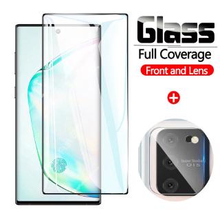 2-in-1 Camera Glass + Screen Glass For Samsung Note 10 Lite A51 A71 Screen Protector Lens Glass On Samsung S10 Lite protective Glass