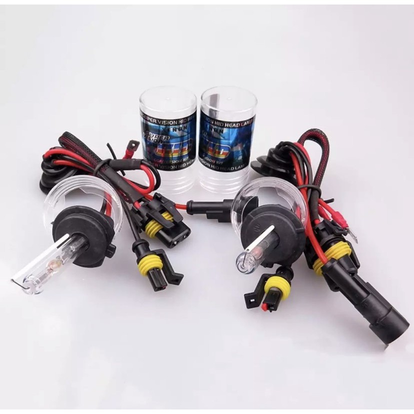 King-carmate หลอดไฟหน้ารถXENON HID 35Wเฉพาะหลอด 1คู่ มีขั้วH1/H3/H7/H11/9005/9006 มีหลายค่าสีให้เลือก