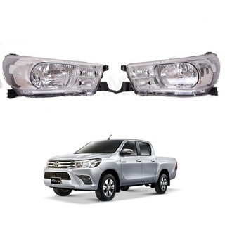 เสื้อไฟหน้า โตโยต้า ไฮลักซ์ TOYOTA HILUX SR5 D40 ปี 2015 - 2016 1 คู่