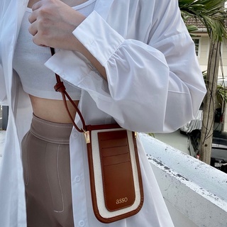 Strap canvas bag in TAN