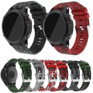 สายนาฬิกาข้อมือซิลิโคน 22 มม. สําหรับ Garmin Fenix 7 6 6Pro Fenix 5 5 Plus Forerunner 945 935