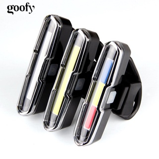 ไฟท้ายจักรยานแบบสองสี ชาร์จ USB GOOFY X7505