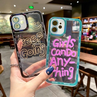 เคสโทรศัพท์มือถือนิ่ม ป้องกันเลนส์ ลายตัวอักษรภาษาอังกฤษ Keep Going สําหรับ Xiaomi Redmi Note 11 11S 4G 10C 9T 9A 9C 10 9S 9 8 7 6 7A 6A S2 Poco X3 NFC GT F3 F2 M3 M4 Pro 5G 4G