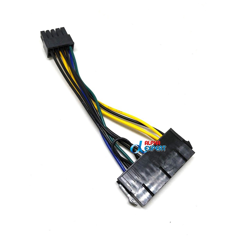สายแปลง ATX 24-Pin Female to 10-Pin Male Adapter Power Supply Cable Cord for Lenovo 10PIN Motherboard ( 24Pin to 10Pin )