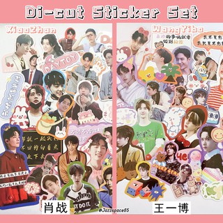 [พร้อมส่ง]สติ๊กเกอร์ หวังอี้ป๋อ เซียวจ้าน ป๋อจ้าน Sticker Di-cut สติ๊กเกอร์ไดคัท