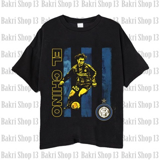 Inter Milan Alvaro Recoba (El Chino) เสื้อยืด / Alvaro Recoba Uruguay Player Unisex เสื้อบอลS-5XL