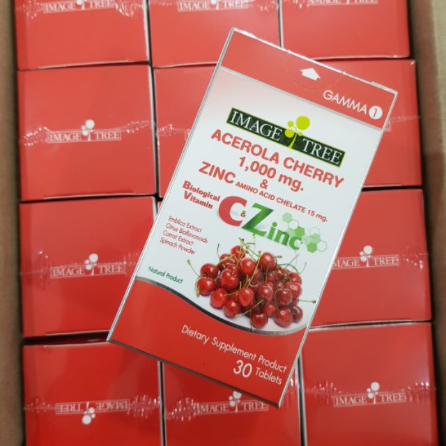Image Tree Acerola Cherry & Zinc อิมเมจทรี อะเซโรล่า พลัส ซิงค์ ขนาด 30 เม็ด