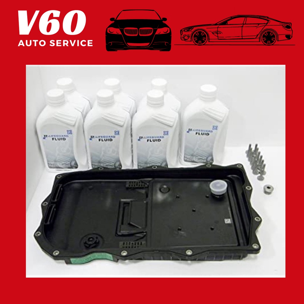 BMW ชุดเปลี่ยนถ่ายน้ำมันเกียร์ 6ลิตร BMW ZF 8 speed แท้ZF8 พร้อมอ่างเกียร์