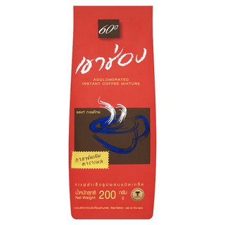 ✨นาทีทอง✨ เขาช่อง กาแฟสำเร็จรูปชนิดเกล็ด กาแฟผสมคาราเมล 200กรัม Khao Chong Instant Coffee Type Coffee mixed with caramel