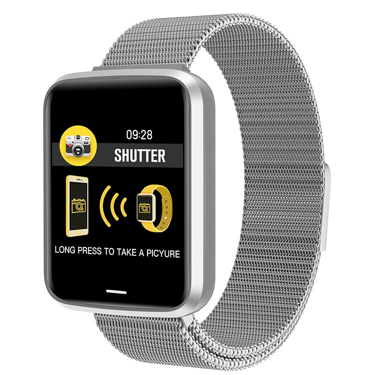 Smart Watch (Heart rate, Blood pressure, ECG monitoring,Stopwatch timing, Waterproof,Full screen tou