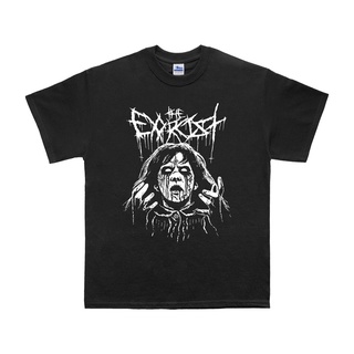 เสื้อยืดสีขาวเสื้อยืด The EXORCIST - BLACK METAL / FILM T-Shirt / TV-SERIES เสื้อยืด / STITCH SUPPLYS-4XL