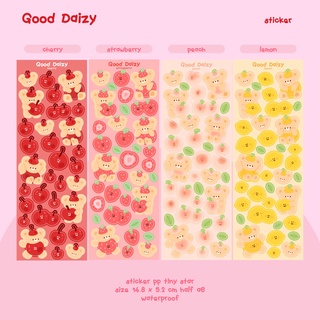 [พร้อมส่ง]🌈🌟sticker fruit สติกเกอร์ แบรนด์ Good Daizy