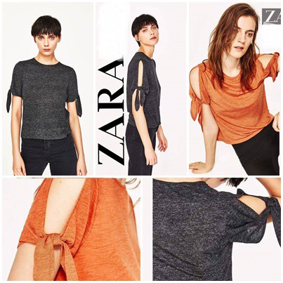 ส่ง Kerry /Ninja มี 3 สี เสื้อยืด Zara Basic collection