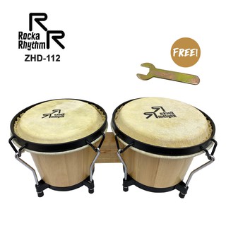 กลองบองโก้ 5.5"+6.5" ROCKA RHYTHM รุ่น ZHD-112