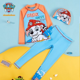 ชุดว่ายน้ำ แขนยาว กางเกงขายาว ลายการ์ตูน Paw Patrol สำหรับเด็ก 2-8 ปี ลิขสิทธิ์แท้