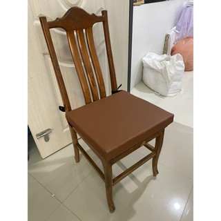 เบาะนั่ง 40*40ซม หนา2” สีน้ำตาล63 ( มีเชือกผูก)