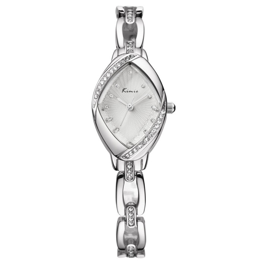 Kimio นาฬิกาข้อมือผู้หญิง สายสแตนเลส รุ่น KW6010 - Silver
