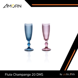 JJGLASS - ( AMORN )  Flute Champange 20 DM - แก้วขา แก้วแฮนด์เมท