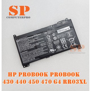 HP BATTERY แบตเตอรี่ของแท้ HP ProBook 430 440 450 470 G4 Model : RR03XL