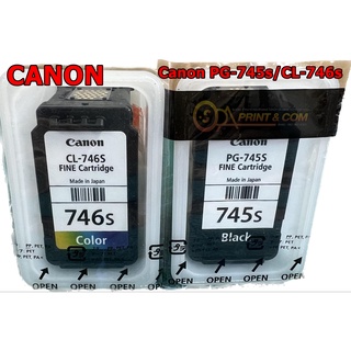 ตลับหมึก CANON PG745 BK CL-746 CL แท้ NOBOX (แบบเจาะ) ไม่เจาะ PG745 BK CL-746 CL