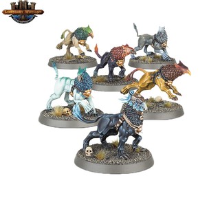 [GW-พร้อมส่ง] WARHAMMER: WARHAMMER AOS:STORMCAST ETERNALS GRYPH-HOUNDS โมเดลเกมสนามจำลอง