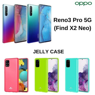 OPPO Reno 3 Pro 5G MERCURY Goospery Jelly Premium TPU ฝาหลัง กันกระแทก แบรนด์เกาหลี (ของแท้100%)