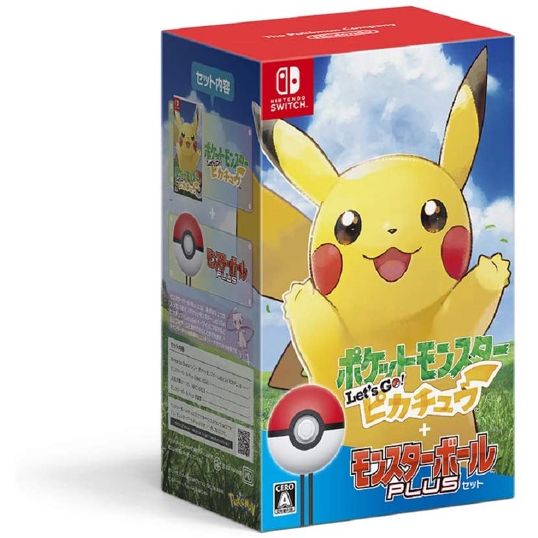 Pokemon Let's Go! Pikachu Monster Ball Plus Set-Switch [Direct from Japan]