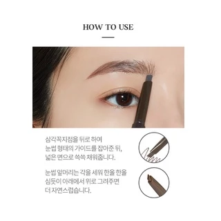 Etude House Drawing Eye Brow NEW 0.25g เพิ่มปริมาณไส้ 30% ดินสอเขียนคิ้วเนื้อครีมอัดแท่ง