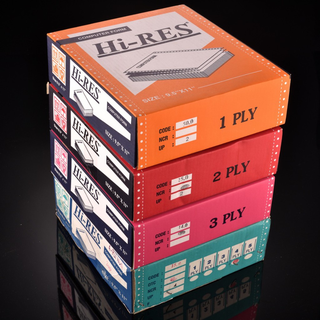 คอมพิวเตอร์ฟอร์ม (9.5 นิ้ว X 11 นิ้ว) (1 PLY/ 1 PLY 2 UP / 2 PLY / 2 PLY 2 UP / 3 PLY / 3 PLY 2 UP /