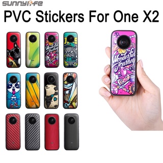 Sunnylife สติกเกอร์ฟิล์ม PVC กันน้ํา กันรอยขีดข่วน ลอกออกได้ สําหรับ Insta360 One X2 Insta360 One X2