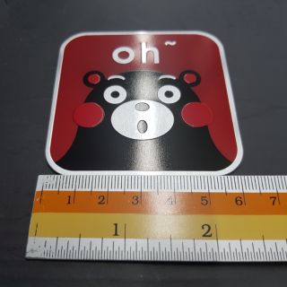 Logo Kumamon 6.5 x 6.5 cm