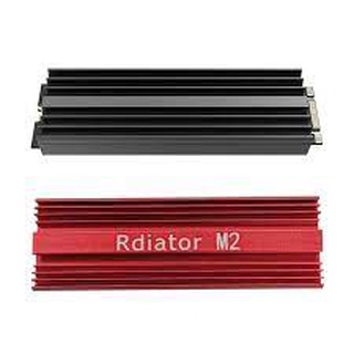 Solid State Hard Drive NVME Heat Sink Hard Disk Aluminum Radiator Cooler NVME Thermal M.2 SSD 2280(สีดำ/สีแดง)