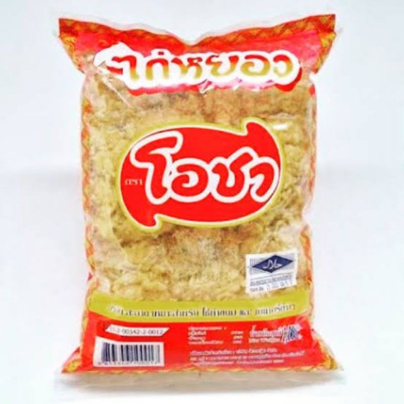 ไก่หยอง (โอชา) ขนาด 1กิโลกรัม และ 500 กรัม